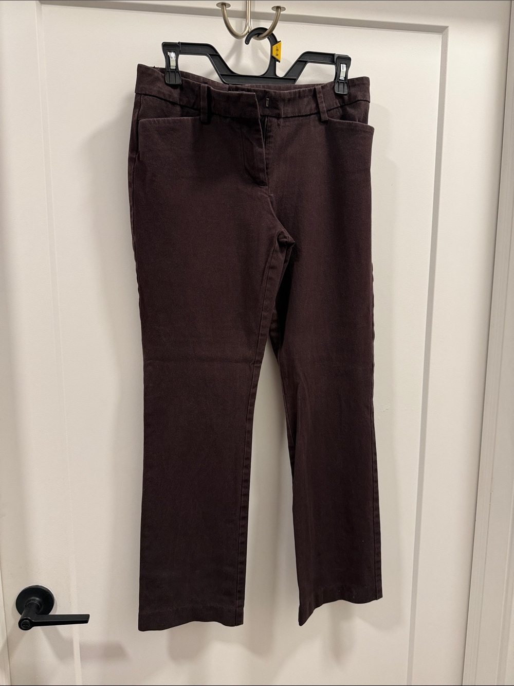 41 Hawthorn Women's Brown Straight-Leg Trousers
